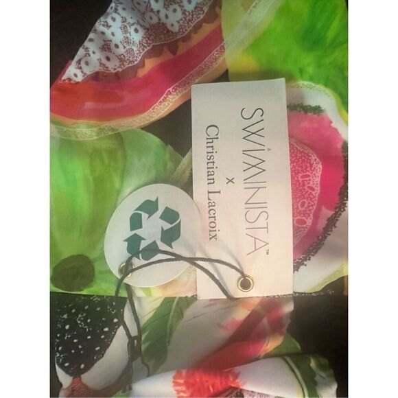 SWIMINISTA X CHRISTIAN LACROIX bikini bottom size Large monaos black - Picture 6 of 7